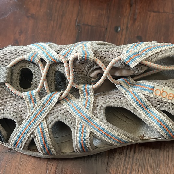 Abeo - Waterproof Delta H2O Biomechanical System Water Sport Sandals Sz 7 Brown - Picture 6 of 7